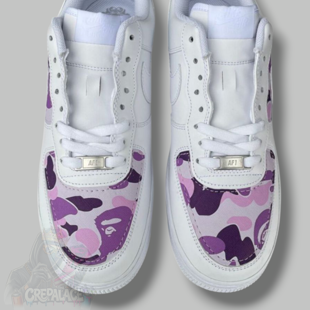 Custom Air Force 1 'Purple Camo