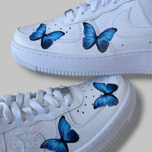 Custom Air Force 1 'Blue Butterfly'