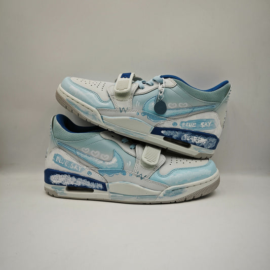 Custom Jordan Legacy 312 Low 'Blue Sky'