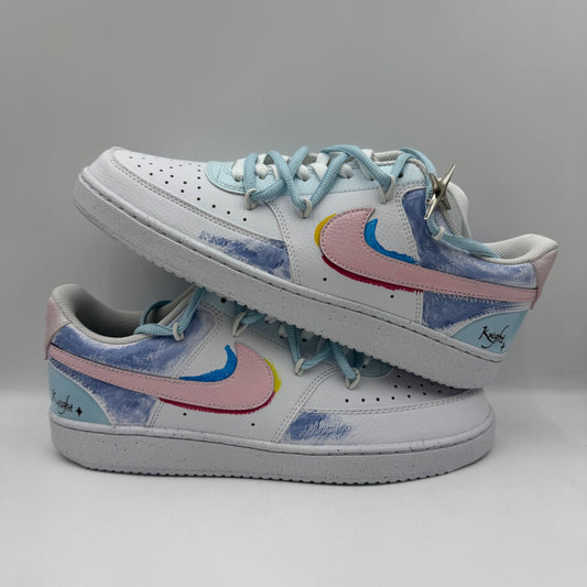 Custom Court Vision Low 'Rainbow Knight'