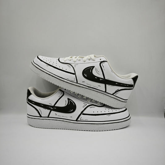 Custom Court Vision Low 'Black Hole'