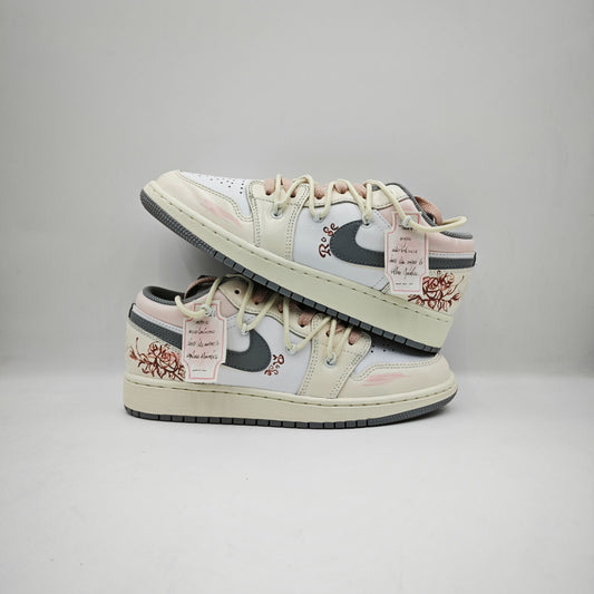 Custom Jordan 1 Low 'Pledge Rose'