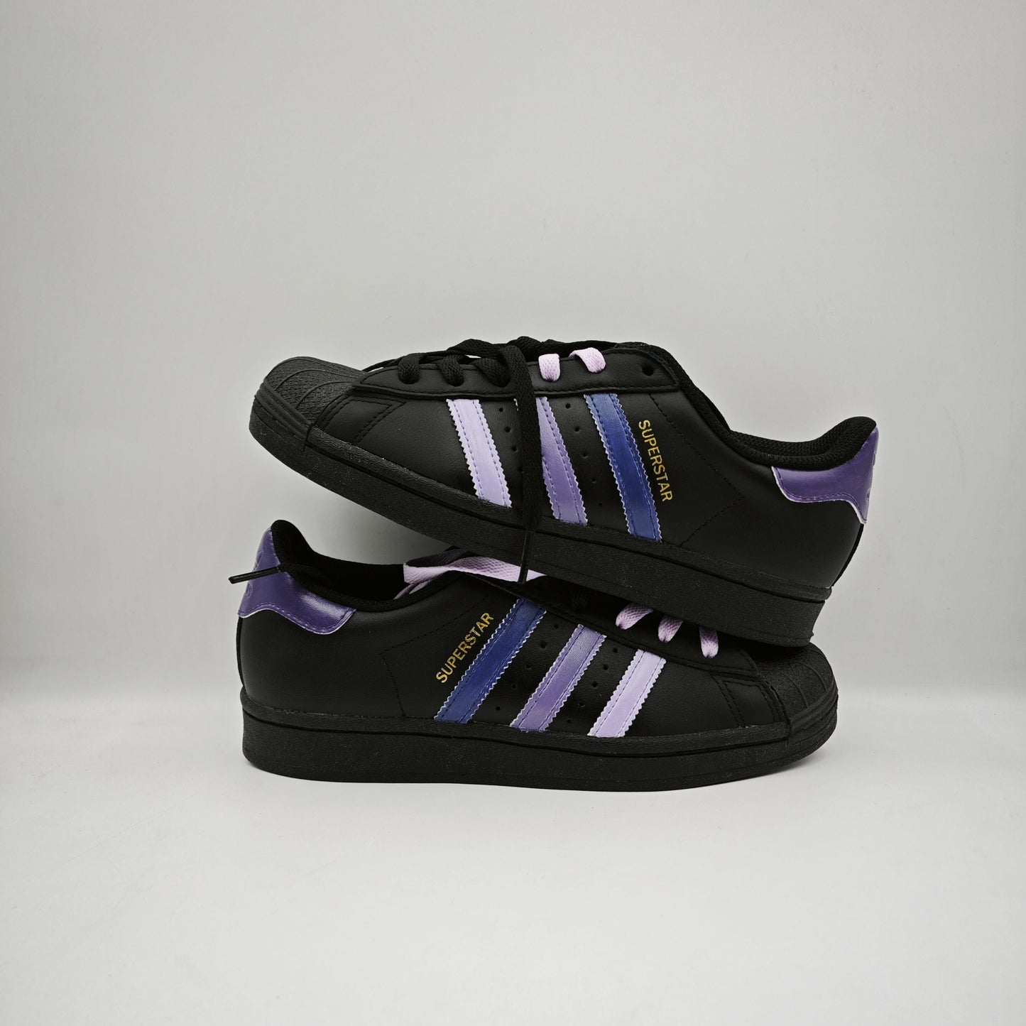 Custom Adidas Superstar 'Grape American'