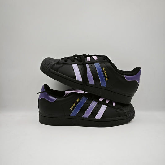 Custom Adidas Superstar 'Grape American'