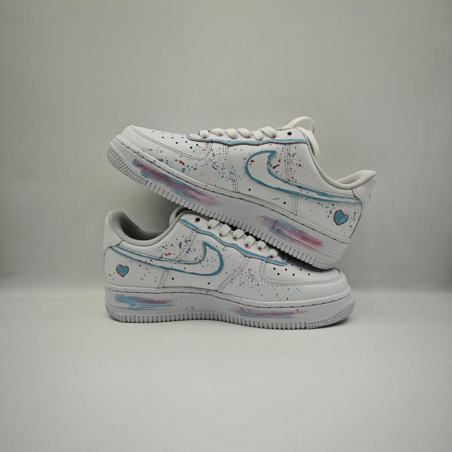 Custom Air Force 1 'Couple Blue'