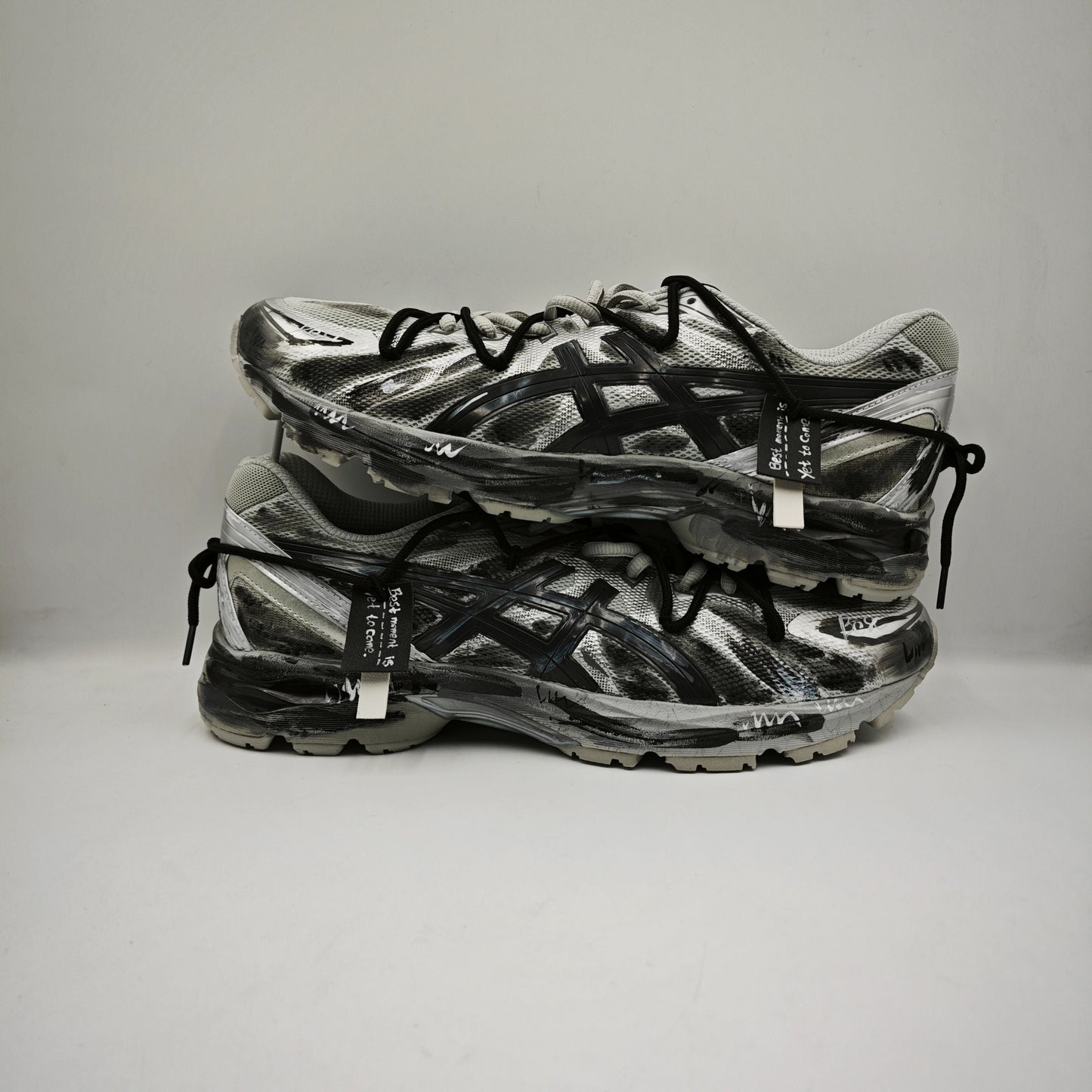 Custom Asics Gel-Flux 4 'Dark Knight Mist'