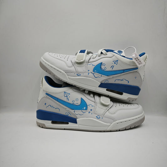 Custom Jordan Legacy 312 Low 'Blue Paper Plane'