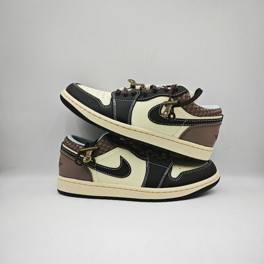 Custom Jordan 1 Low 'Black Mocha'