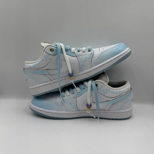 Custom Jordan 1 Low 'Snow Dragon'