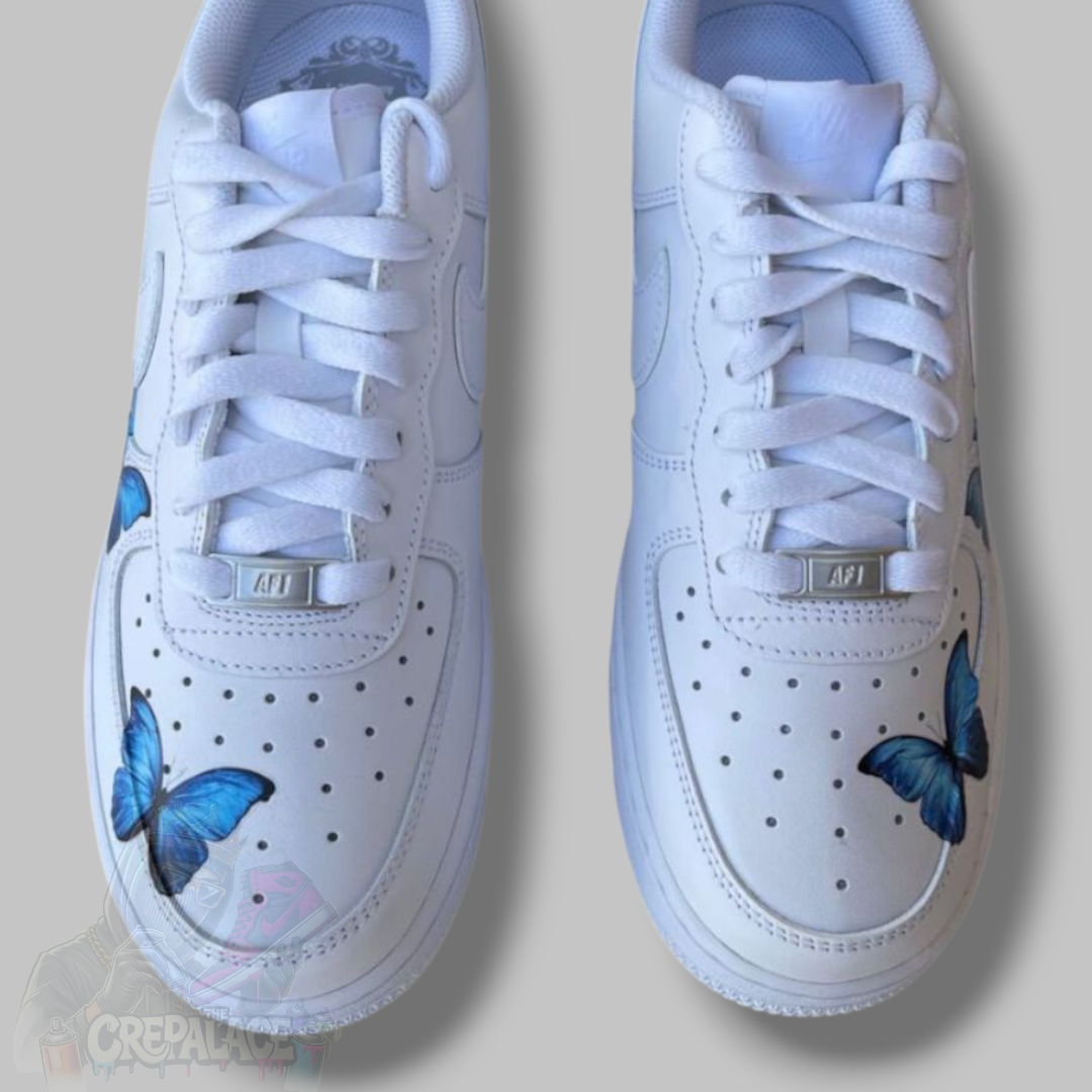 Custom Air Force 1 'Blue Butterfly'