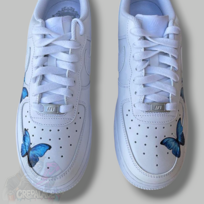 Custom Air Force 1 'Blue Butterfly'