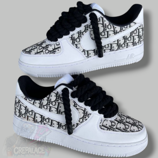Custom Air Force 1 'CD Leather (Rope Laces)'
