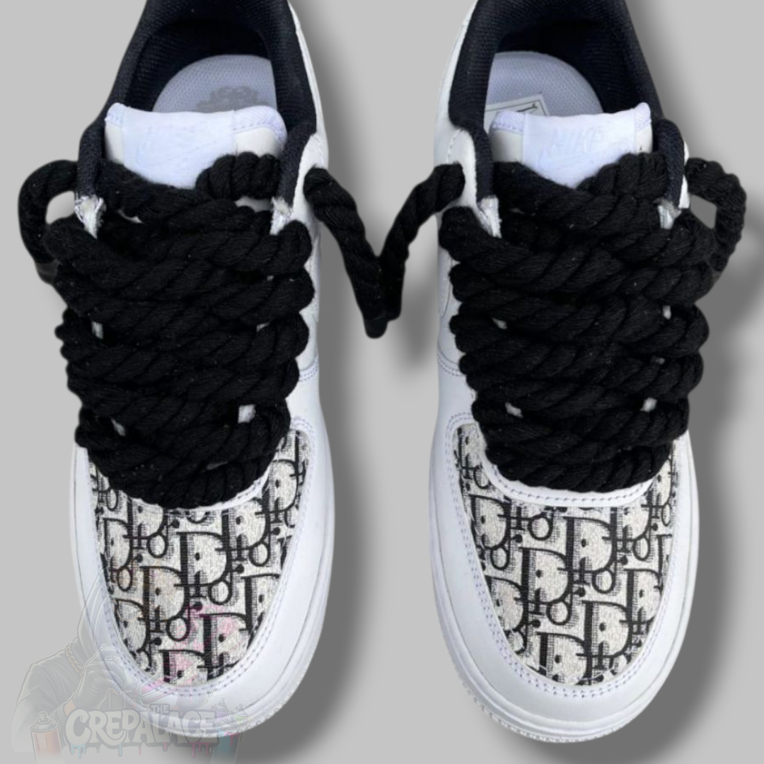 Custom Air Force 1 'CD Leather (Rope Laces)'
