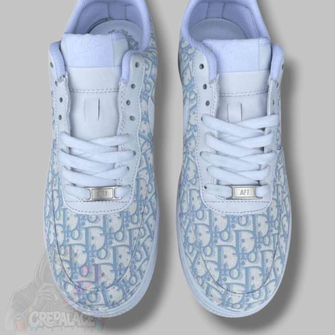 Custom Air Force 1 'CD Full Baby Blue'