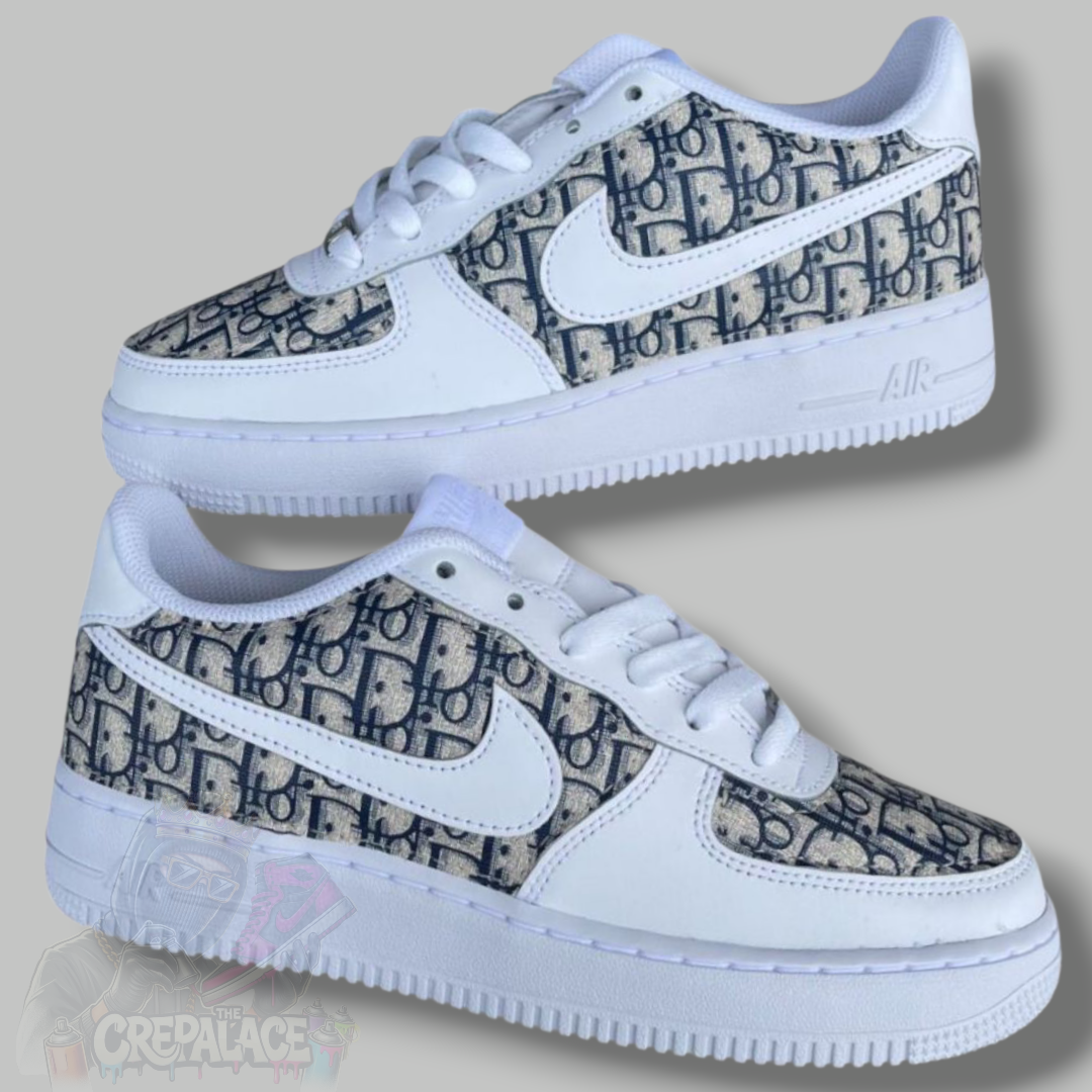 Custom Air Force 1 'CD Half Classic'