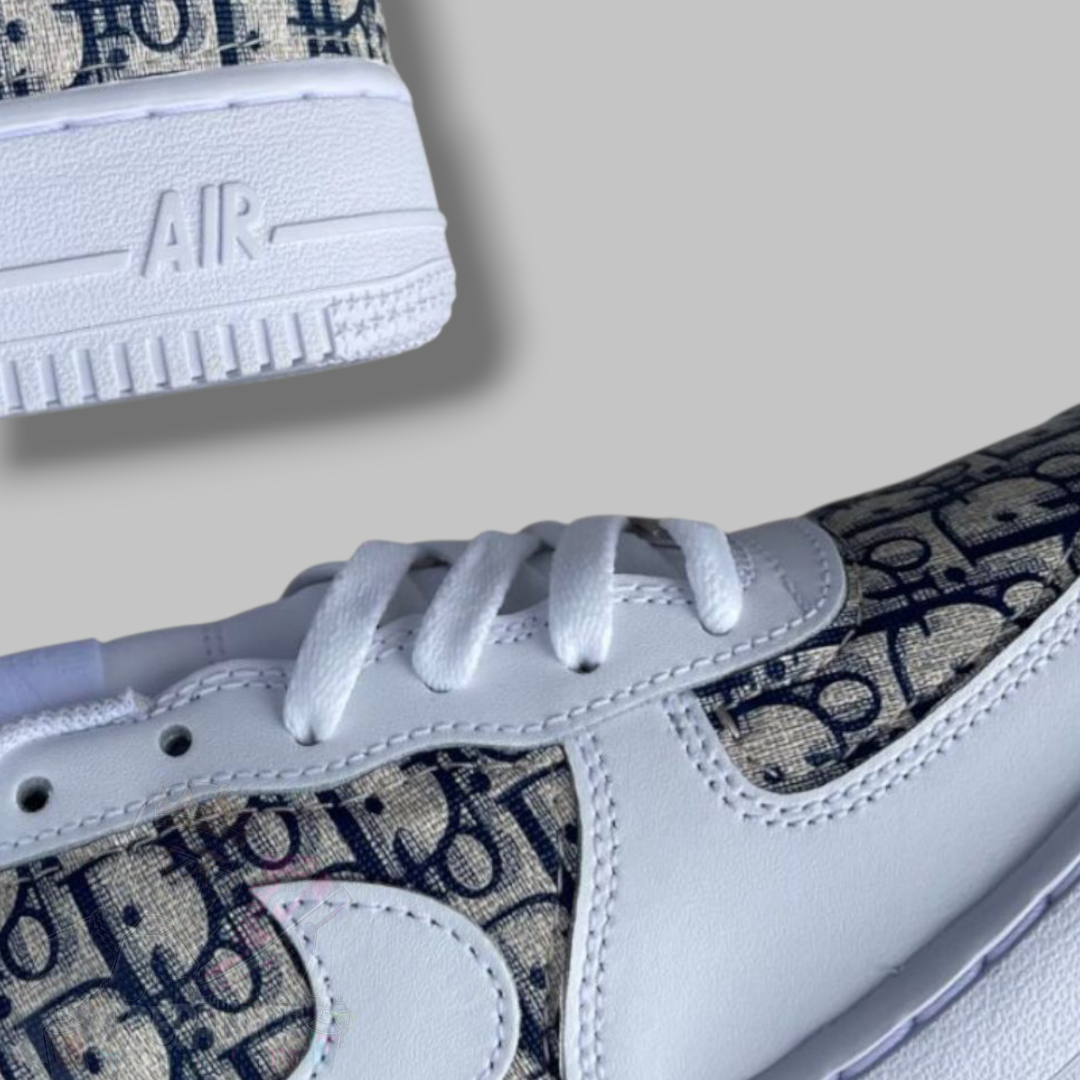 Custom Air Force 1 'CD Half Classic'