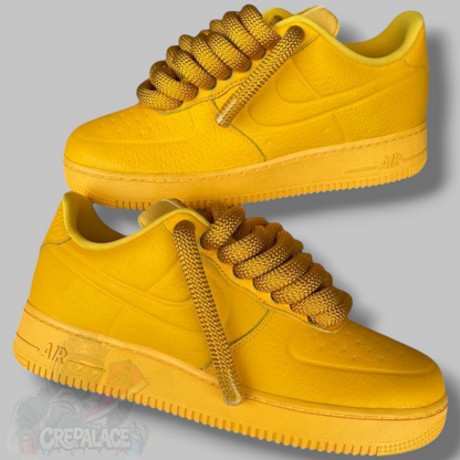 Custom Air Force 1 'Full Yellow Rope Laces'