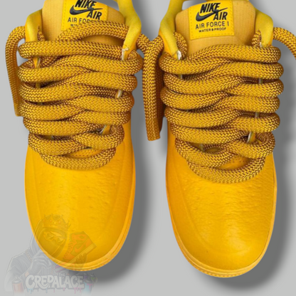 Custom Air Force 1 'Full Yellow Rope Laces'