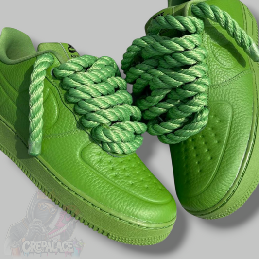 Custom Air Force 1 'Hulk Rope Laces'