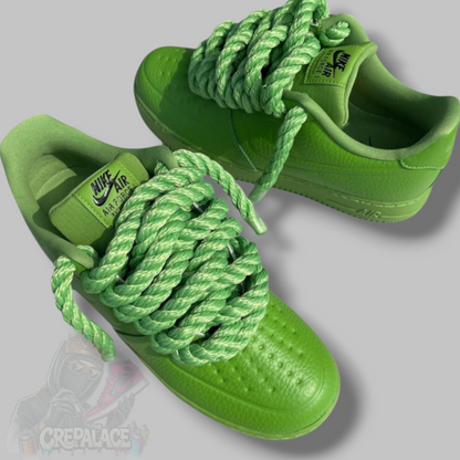 Custom Air Force 1 'Hulk Rope Laces'