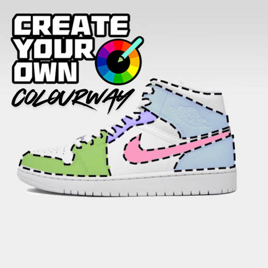 Jordan 1 Mid (Create Your Own) - Colourway