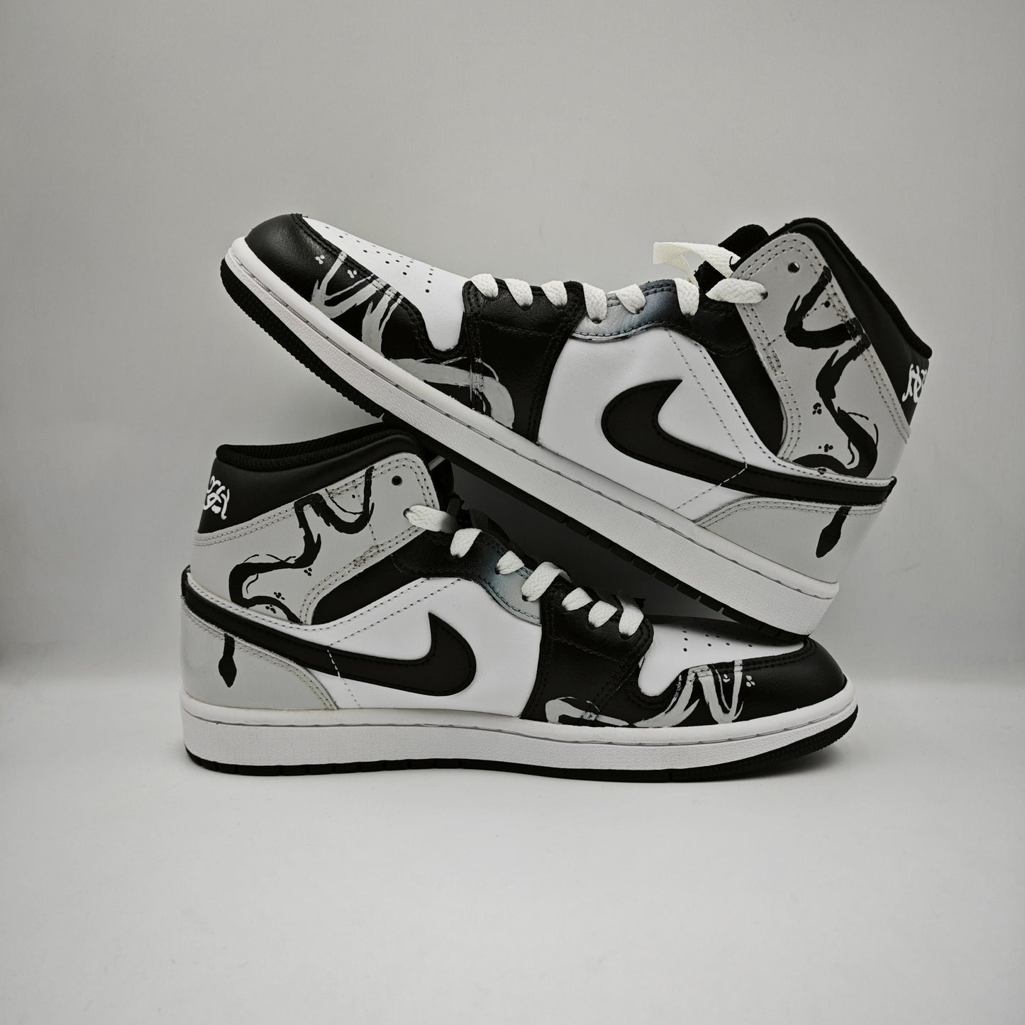 Custom Jordan 1 Mid 'Snake Whisperer'