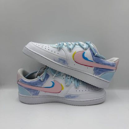 Custom Court Vision Low 'Rainbow Knight'