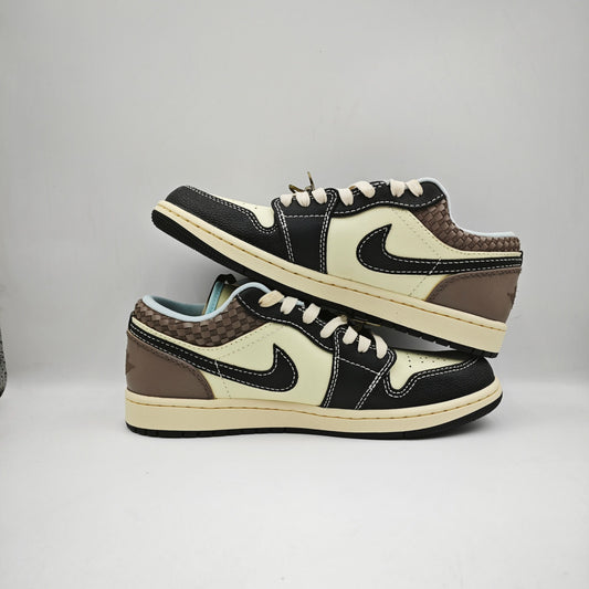Custom Jordan 1 Low 'Black Mocha'