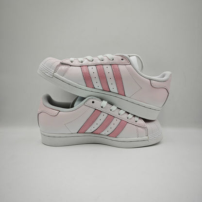 Custom Adidas Superstar 'Pink Paws'