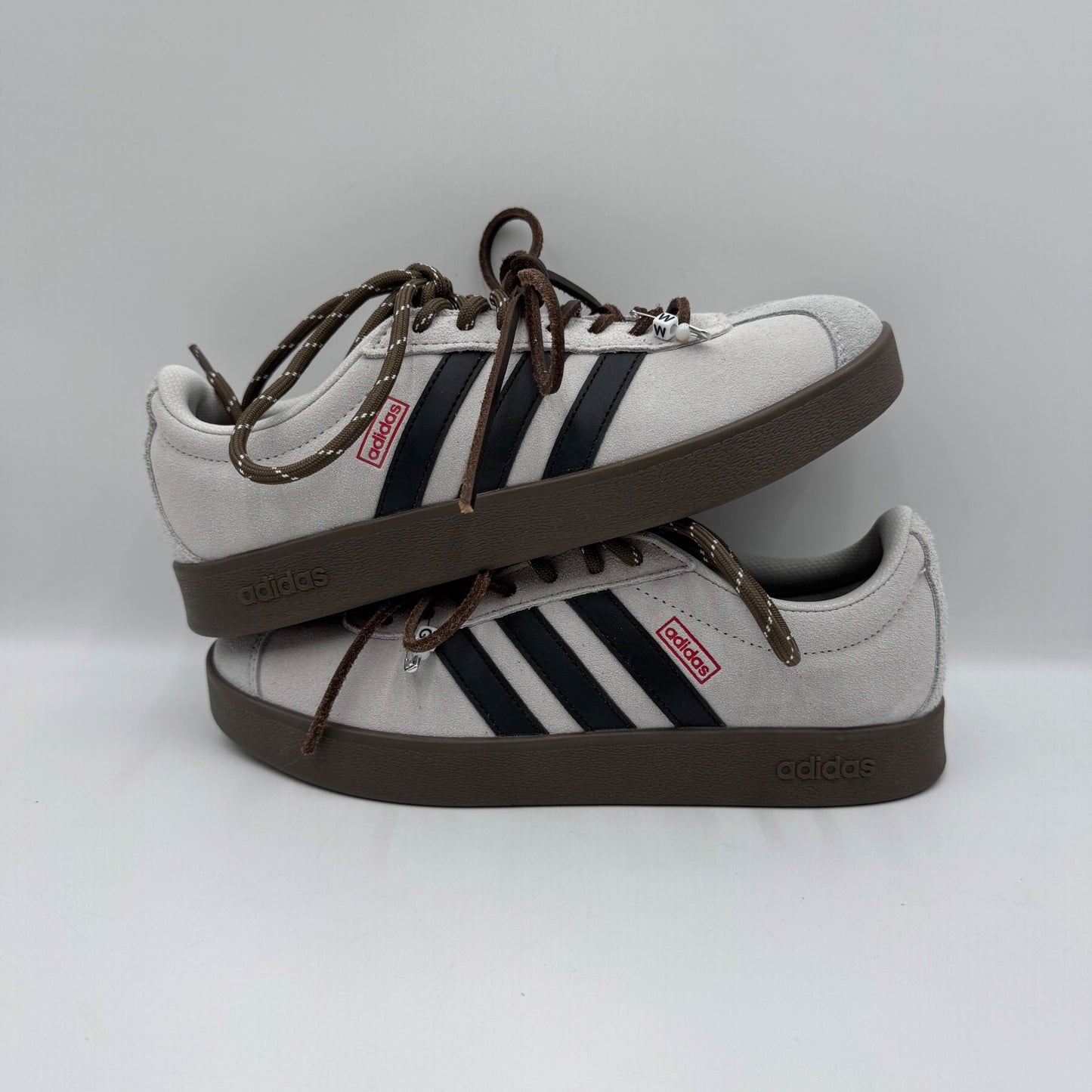 Custom Adidas Court Lifestyle 'Gravity Grey'