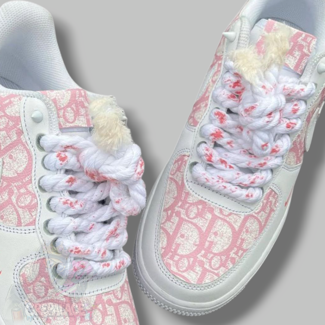 Custom Air Force 1 'CD Pink Yeti'