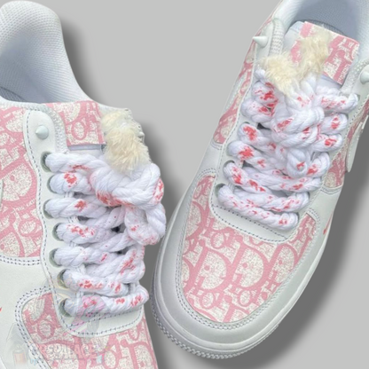 Custom Air Force 1 'CD Pink Yeti'