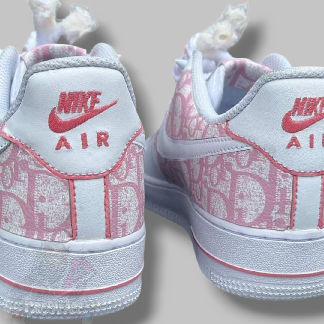 Custom Air Force 1 'CD Pink Yeti'