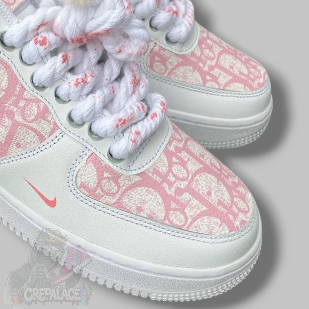Custom Air Force 1 'CD Pink Yeti'