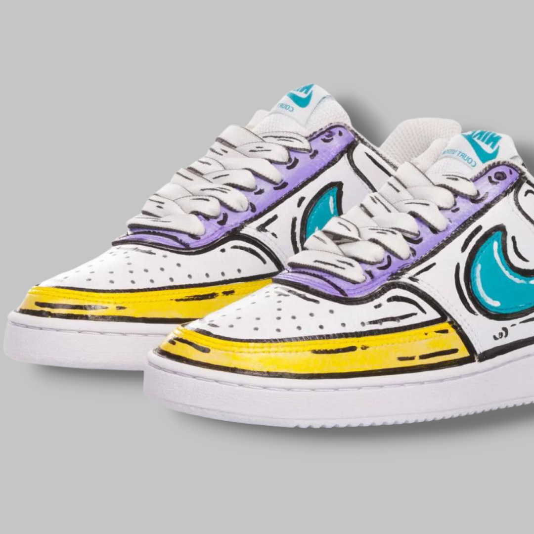 Custom Court Vision 'Marshmallow'