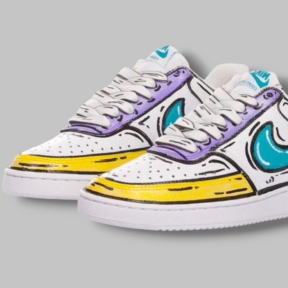 Custom Court Vision 'Marshmallow'