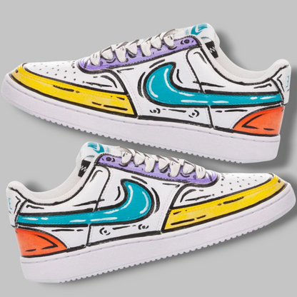 Custom Court Vision 'Marshmallow'